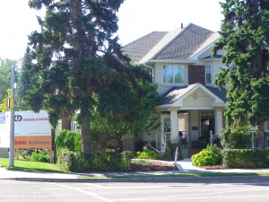 Front view of Sorrentino’s Compassion House in Edmonton Renovation and Expansion September 9, 2013