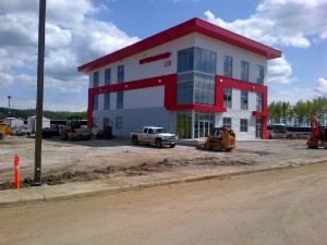 Front view of Diversified Transportation Building in Fort McMurray – Cormode & Dickson